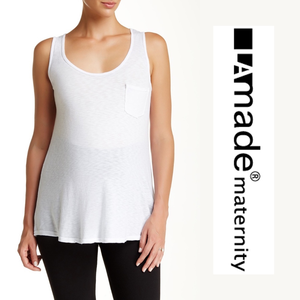 LAmade Boyfriend Maternity Tank Top